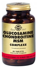 Solgar Glucosamine Chondroïtine MSM Complexe 60 Comprimés