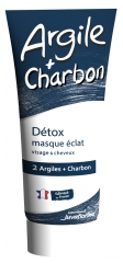 Juvaflorine Détox Masque Éclat Argile + Charbon 300 g