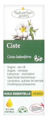 NatureSun Aroms Cisto (Cistus Ladaniferus) Olio Essenziale Biologico 5 ml