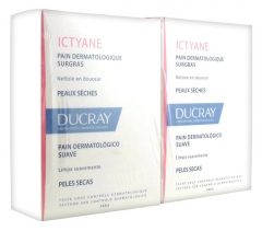 Ducray Ictyane Extra Rich Dermatological Bar 2 x 100g