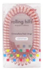 Rolling Hills 5 Élastiques Cheveux Sans Traces Fins
