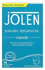 Jolen Facial Hair Removal Strips 16 Strips