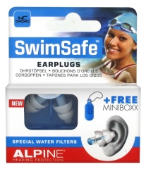 Alpine Hearing Protection Tappi Auricolari Swimsafe + 1 Minibox
