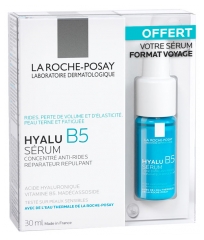 La Roche-Posay Hyalu B5 Serum Anti-Wrinkle Concentrate Repairing Replumping 30ml + Serum 10ml Free