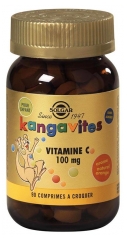 Solgar Kangavites Vitamin C 100mg Orange 90 Tablets to Crunch