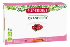 Superdiet Organic Cranberry 20 Phials