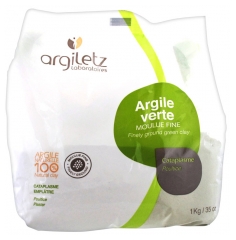 Argiletz Argile Verte Moulue Fine 1 Kg