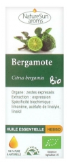NatureSun Aroms &Oslash;kologisk Bergamotte &AElig;terisk Olie (Citrus bergamia) 10 ml