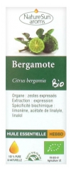 NatureSun Aroms Olio Essenziale di Bergamotto (Citrus Bergamia) Organico 10 ml