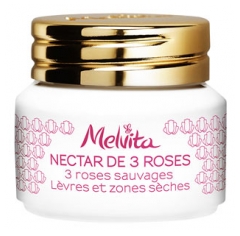 Melvita Nectar de 3 Roses Lèvres et Zones Sèches 8 g