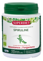 Super Diet Spiruline Ecocert 120 Gélules