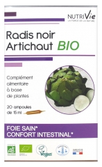 Nutrivie Organic Black Radish Artichoke 20 Phials
