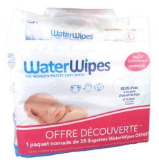 Waterwipes 4 x 60 Wipes + 28 Free Wipes