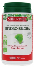Superdiet Organic Ginkgo Biloba 90 Capsules
