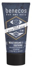 Benecos Für Männer Nur Gesichtsbalsam und After Shave 2in1 Bio 50 ml