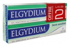 Elgydium Sensitive Teeth Toothpaste 2 x 75ml