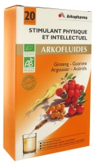 Arkopharma Arkofluides Stimulant Physique et Intellectuel 20 Ampoules