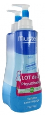 Mustela Physiobébé Eau Nettoyante Sans Rinçage Lot de 2 x 500 ml