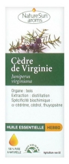 NatureSun Aroms Huile Essentielle Cèdre de Virginie (Juniperus virginiana) 10 ml