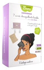 Les Tendances d'Emma Collection Eco Belle Case Kit Coloured Washable Squares to Remove Make-Up