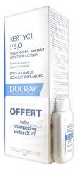 Ducray Kertyol P.S.O. Kerato-Reducing Treatment Shampoo 200ml + Free Elution Shampoo 30ml