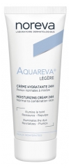 Noreva Aquareva Crème Hydratante 24H Texture Légère 40 ml