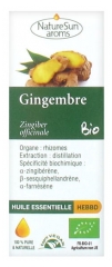 NatureSun Aroms Huile Essentielle Gingembre (Zingiber officinale) Bio 10 ml