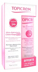 Topicrem Essentials Rich Ultra-Moisturizing Face Cream 75ml + Free Gentle Cleansing Water 200ml