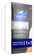 Phyto Color Permanent Color-Treatment Ultra Shine with Botanical Pigments 2 Boxes