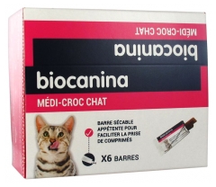 Biocanina Médi-Croc Chat Barre Sécable Appétente 6 x 10 g