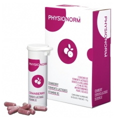 Laboratoire Immubio Physionorm Cranberry Ferments Lactiques Vitamine B2 30 Gélules
