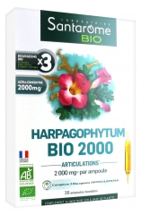 Santarome Organic Harpagophytum 2000 20 Phials