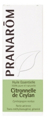 Pranarôm Huile Essentielle Citronnelle de Ceylan (Cymbopogon nardus) 10 ml