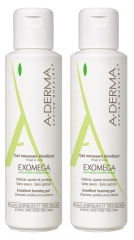 A-DERMA Exomega Gel Moussant Emollient Lot de 2 x 500 ml