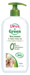 Love &amp; Green BioLiniment à l'Huile d'Olive Bio 500 ml