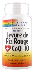 Solaray Rote Reishefe CoQ-10 60 Pflanzenkapseln