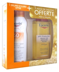 Eucerin Sun Protection Sun Mist SPF50 200ml + Free Shower Oil 200ml