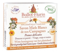 Ballot-Flurin Bio Seife aus Weißen Honigen unserer Kampagnen 100 g