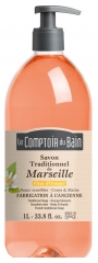 Le Comptoir du Bain Savon Traditionnel de Marseille Fleur d'Oranger 1 L