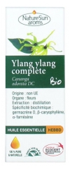 NatureSun Aroms Olio Essenziale di Ylang Ylang Completo (Cananga Odorata DC) Organico 10 ml