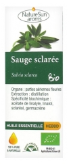 NatureSun Aroms Huile Essentielle Sauge Sclarée (Salvia sclarea) Bio 10 ml