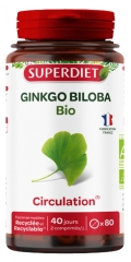 Superdiet Organic Ginkgo Biloba 80 Tablets