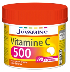 Juvamine Vitamine C 500 90 Tablets to Crunch