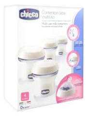 Chicco 4 Multi-Use Milk Containers