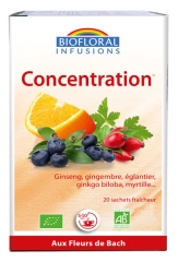 Biofloral Infusions Concentration Bio 20 Sachets