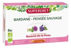 Super Diet Bardane Pensée Sauvage Bio 20 Ampoules
