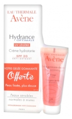 Avène Hydrance Optimale UV Light Hydrating Cream SPF20 40ml + Gentle Exfoliating Gel 15ml Free