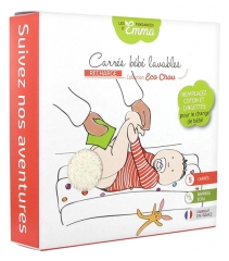 Les Tendances d'Emma Collection Eco Chou Baby Square Refill 5 Bamboo Washable Squares