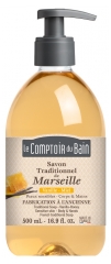 Le Comptoir du Bain Sapone Tradizionale di Marsiglia Vaniglia-miele 500 ml