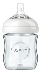 Avent Natural Baby Bottle Pure and Resistant Glass 120ml 0 Month +